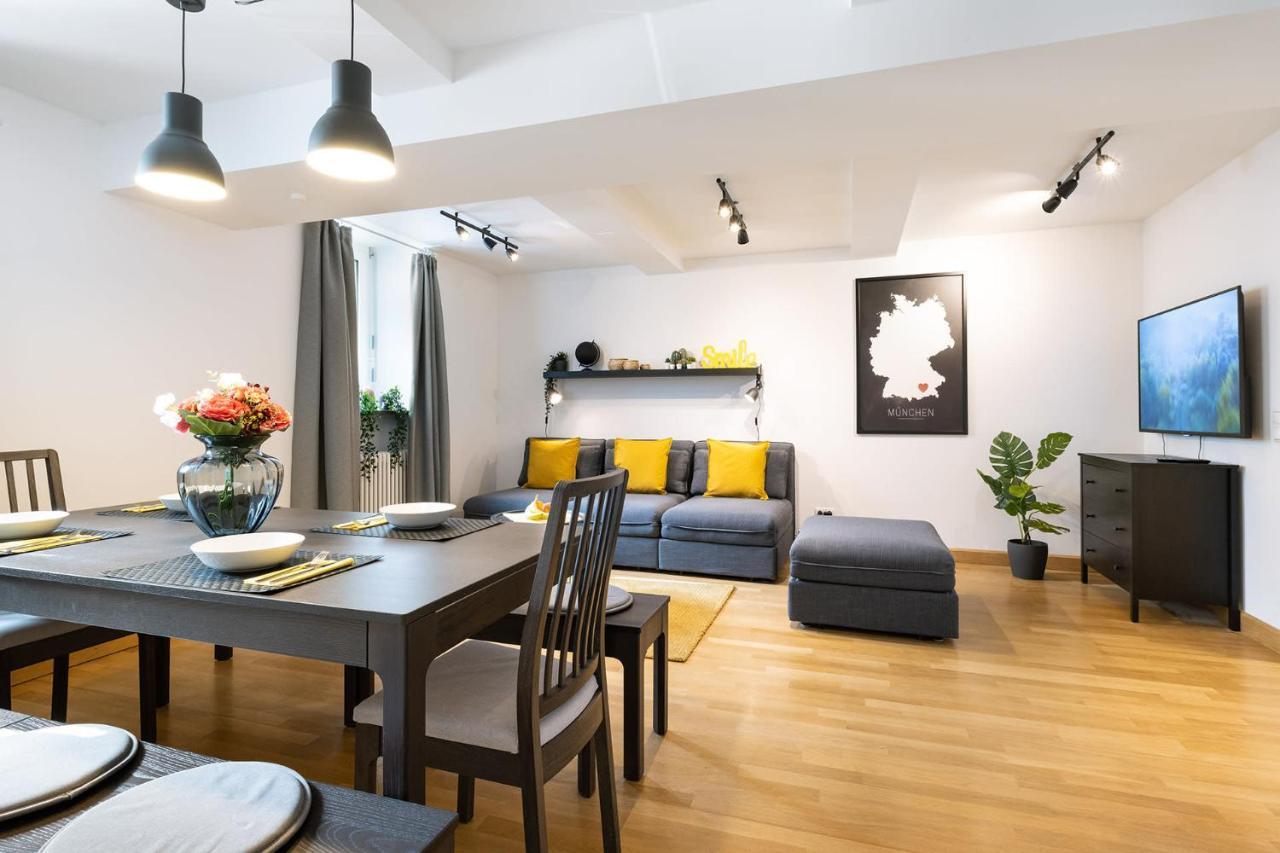 Marienplatz Apartment 2 Bedrooms Living Room Kitchen Munich Exterior photo